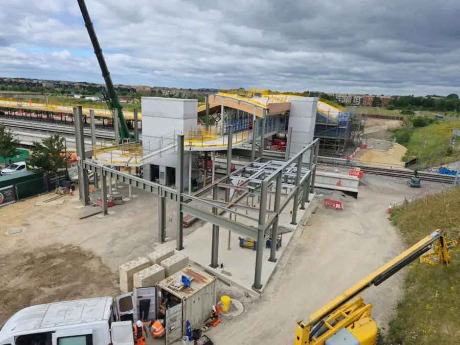 Station Footbridge Steelwork